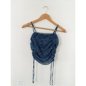SO Navy Ruched Camisole